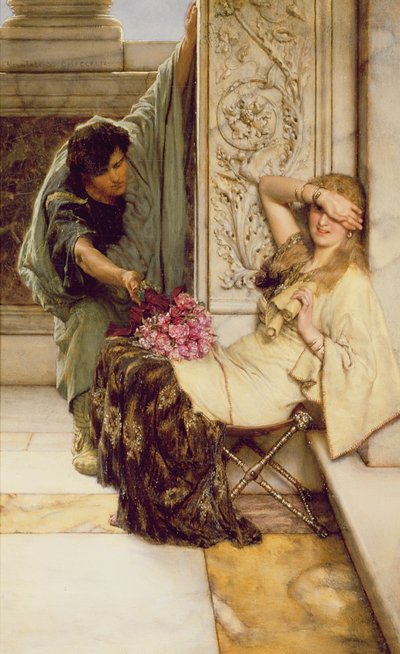 Blyg (se även 15065) av Lawrence Alma Tadema